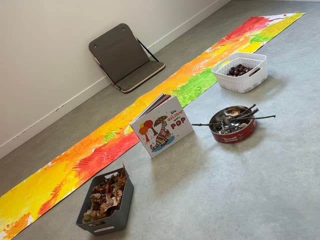 Atelier d'arts plastiques en micro-crèche