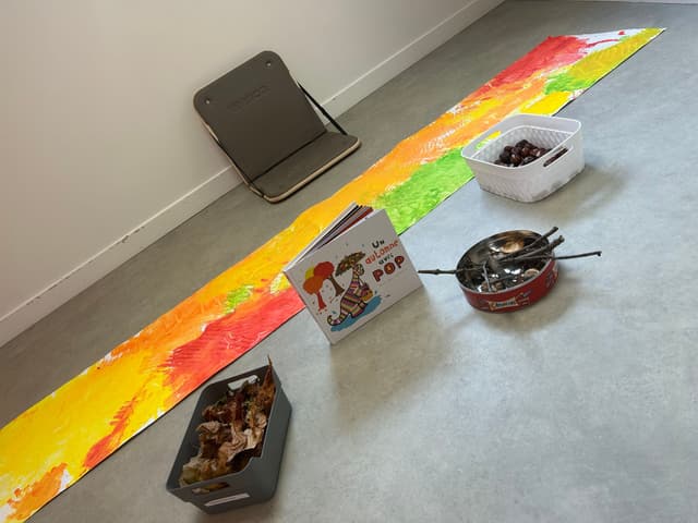 Atelier d'arts plastiques en micro-crèche